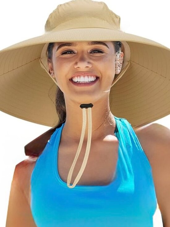 Leotruny Accessories - Leotruny Sun Hat Super Wide Brim UPF50+ Waterproof Mesh Vent UNISEX